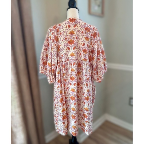 UNIVERSAL THREAD | Floral Popover Elbow Sleeve Dress - Picture 6 of 10